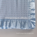 Pure Waffle Design Baby Blankets Custom Woven Throw Blanket